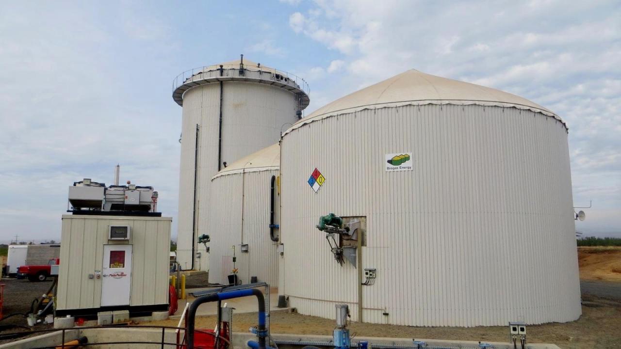 Biogas Plant - California bioenergy concept